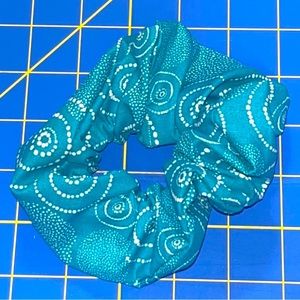 Turquoise scrunchie